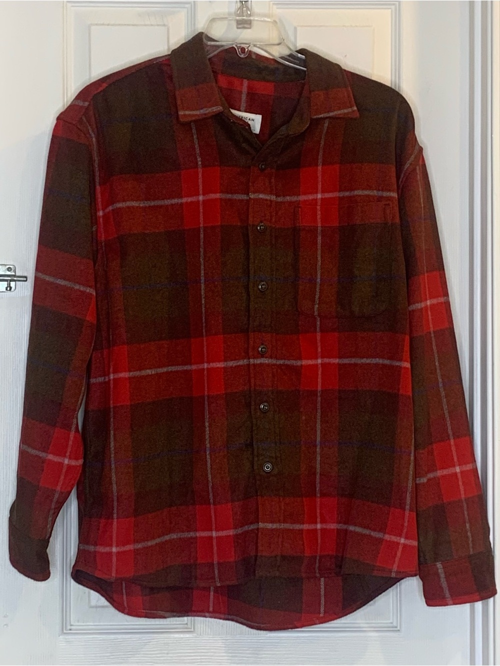 American Eagle Fireside Flannel Shirt Size Large